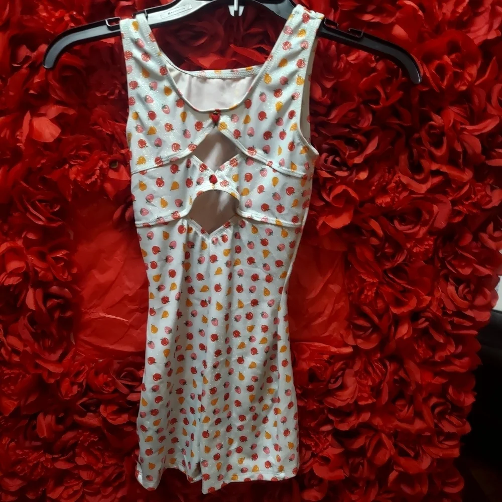 Danskin Girls Unitard Fruits Size Medium